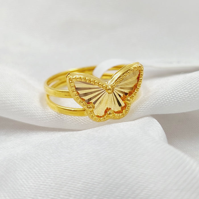 Butterfly Ring Made Of 18K Yellow Gold by Saeed Jewelry-28515