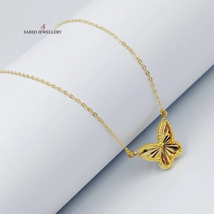 18K Butterfly Made of 18K Yellow Gold by Saeed Jewelry-26332