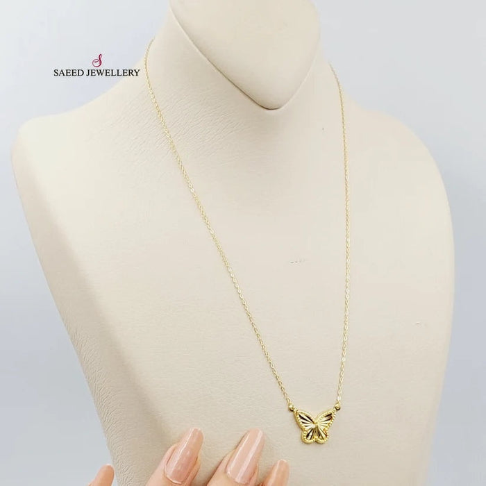 18K Butterfly Made of 18K Yellow Gold by Saeed Jewelry-26332