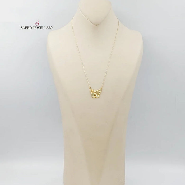 18K Butterfly Made of 18K Yellow Gold by Saeed Jewelry-26332