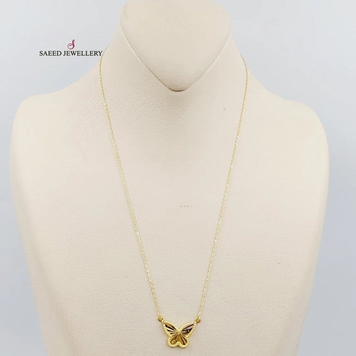 18K Butterfly Made of 18K Yellow Gold by Saeed Jewelry-26332