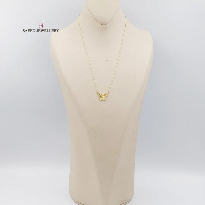 18K Butterfly Made of 18K Yellow Gold by Saeed Jewelry-26332