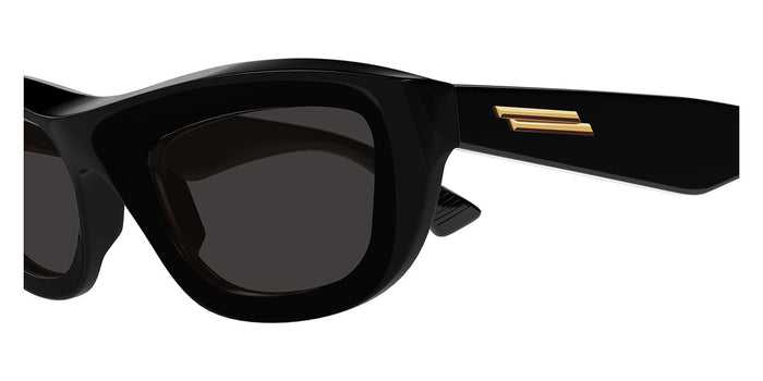 Bottega Veneta BV1326S #colour_shiny black/grey with light mirror