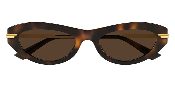 Bottega Veneta BV1368S #colour_shiny havana with gold/brown