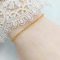 Cable Bracelet Made Of  21K Yellow Gold by Saeed Jewelry-27381