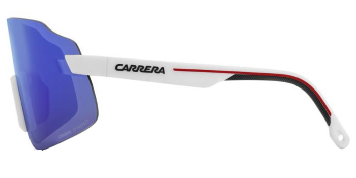 Carrera C Sport 16/S #colour_matte white/brown with blue mirror