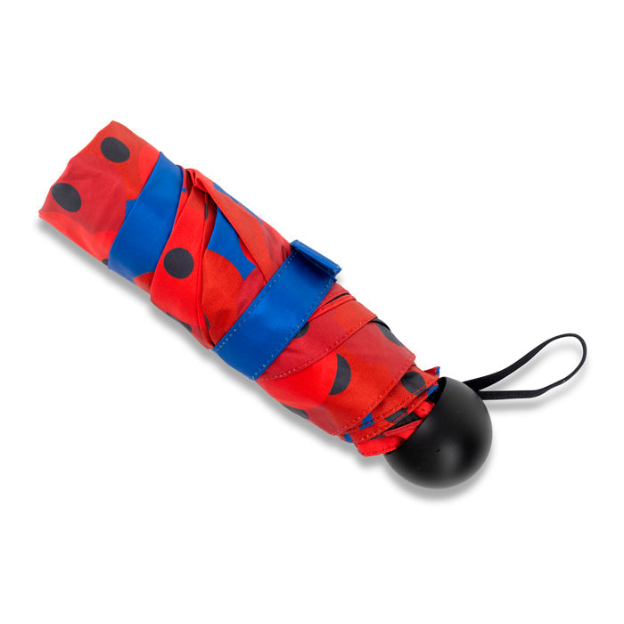 Cascading Poppies Compact Manual Umbrella