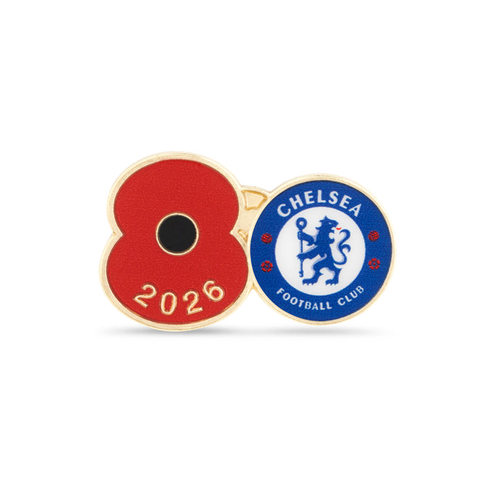 Chelsea Poppy Football Pin 2026