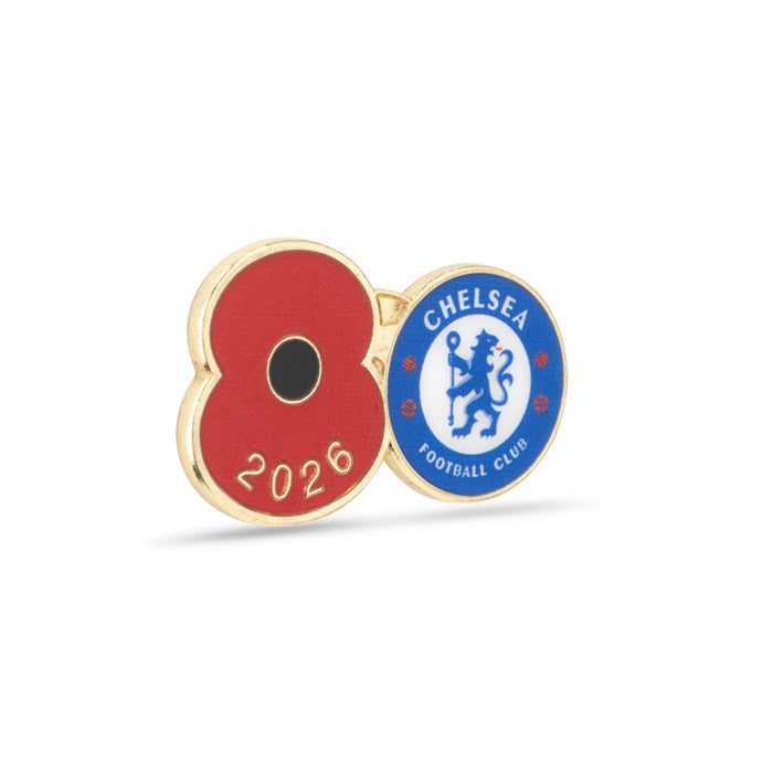 Chelsea Poppy Football Pin 2026