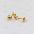 Children's Earrings  Made Of 18K Yellow Gold by Saeed Jewelry-29547