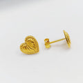 Children's Earrings  Made Of 18K Yellow Gold by Saeed Jewelry-29549