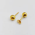 Children's Earrings  Made Of 18K Yellow Gold by Saeed Jewelry-29543