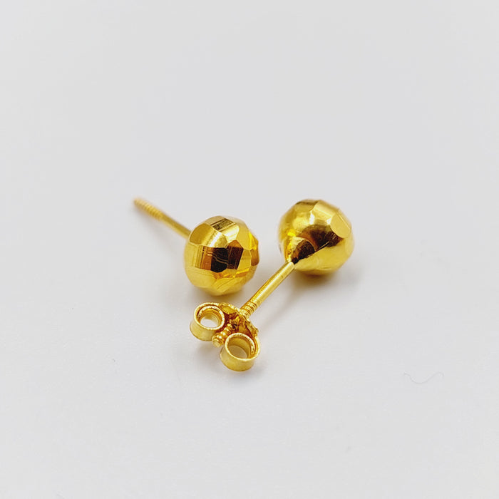 Children's Earrings  Made Of 18K Yellow Gold by Saeed Jewelry-29544
