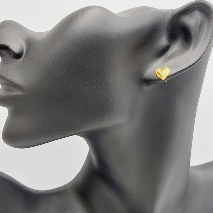 Children's Earrings  Made Of 18K Yellow Gold by Saeed Jewelry-29549