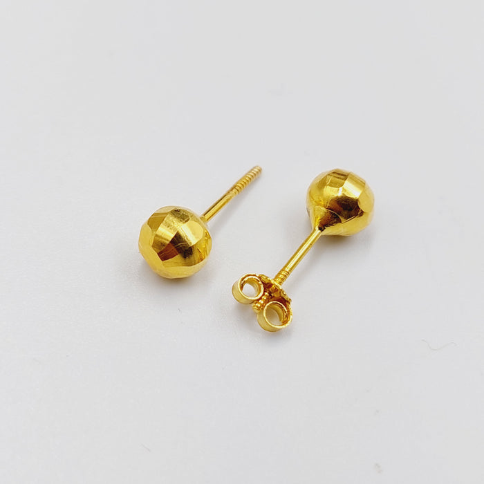 Children's Earrings  Made Of 18K Yellow Gold by Saeed Jewelry-29544
