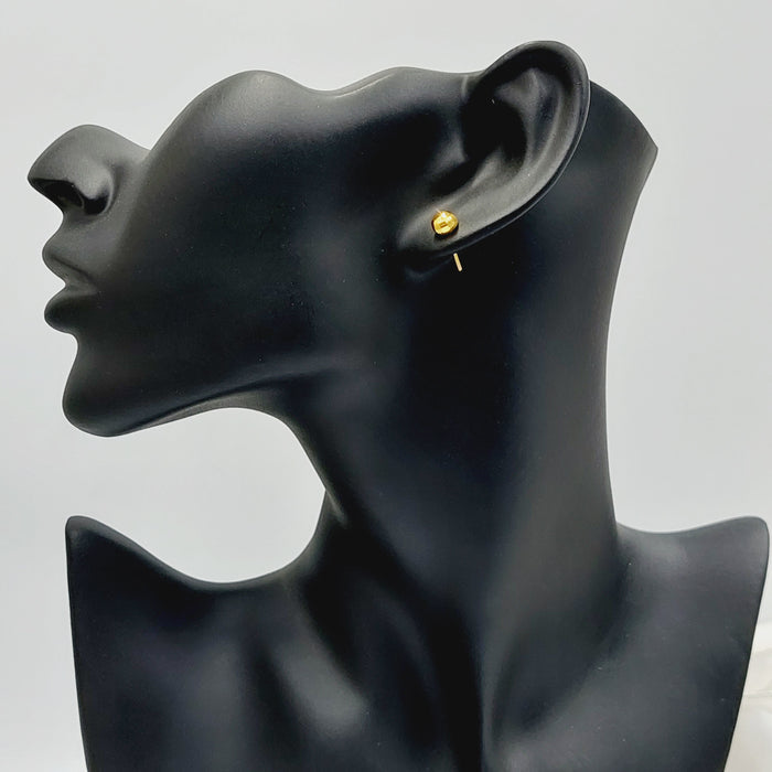 Children's Earrings  Made Of 18K Yellow Gold by Saeed Jewelry-29544