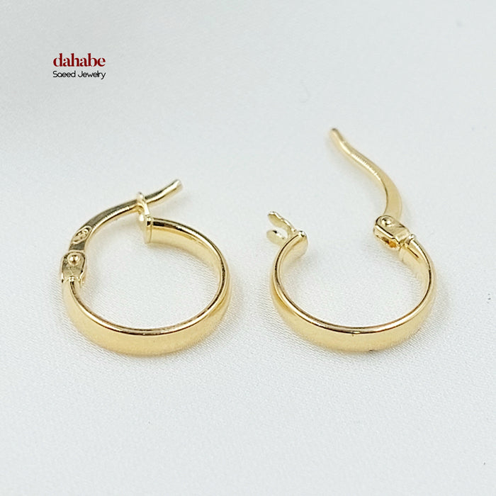 18K حلق ذبلة اطفال-مجوهرات الشيخ سعيد-Saeed Jewelry
