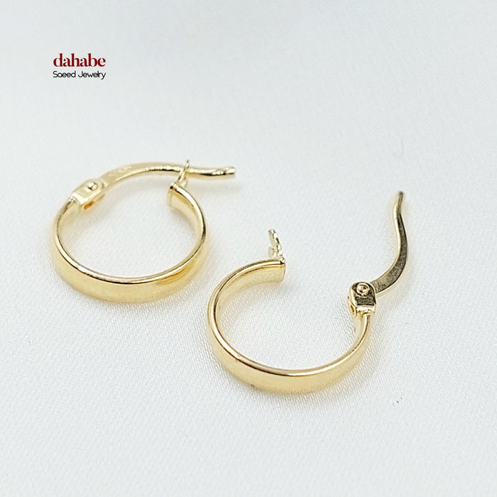 18K حلق ذبلة اطفال-مجوهرات الشيخ سعيد-Saeed Jewelry