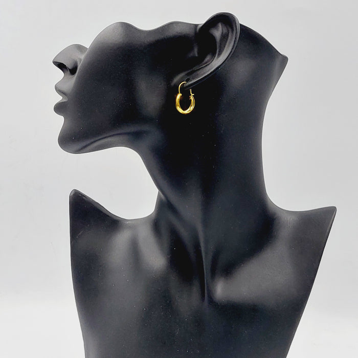18K حلق ذبلة اطفال-مجوهرات الشيخ سعيد-Saeed Jewelry