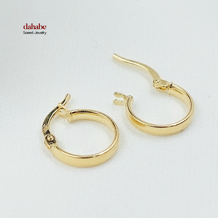 18K حلق ذبلة اطفال-مجوهرات الشيخ سعيد-Saeed Jewelry