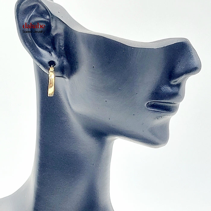 18K حلق ذبلة اطفال-مجوهرات الشيخ سعيد-Saeed Jewelry