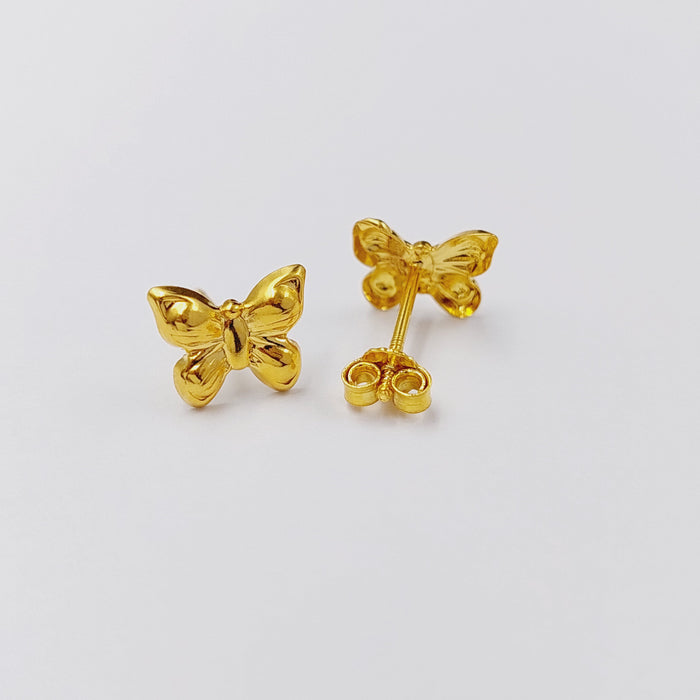 18K حلق برغي اطفال-مجوهرات الشيخ سعيد-Saeed Jewelry