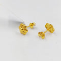 18K حلق برغي اطفال-مجوهرات الشيخ سعيد-Saeed Jewelry