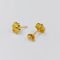 18K حلق برغي اطفال-مجوهرات الشيخ سعيد-Saeed Jewelry