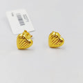 18K حلق برغي اطفال-مجوهرات الشيخ سعيد-Saeed Jewelry