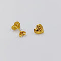 18K حلق برغي اطفال-مجوهرات الشيخ سعيد-Saeed Jewelry