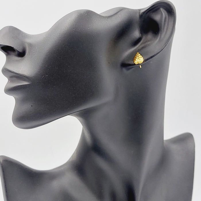 18K حلق برغي اطفال-مجوهرات الشيخ سعيد-Saeed Jewelry