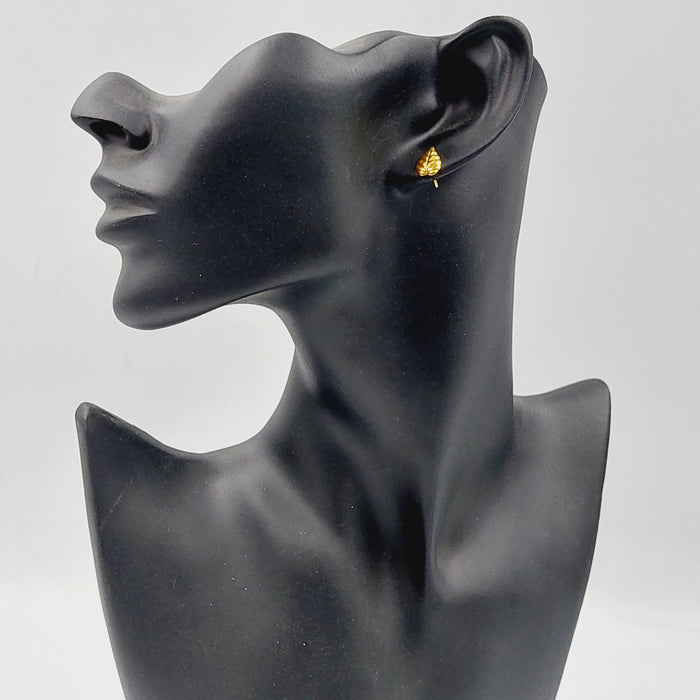 18K حلق برغي اطفال-مجوهرات الشيخ سعيد-Saeed Jewelry