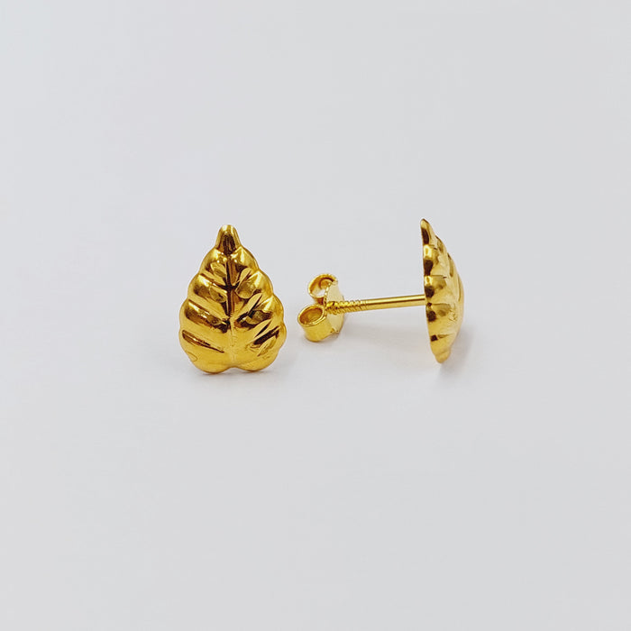 18K حلق برغي اطفال-مجوهرات الشيخ سعيد-Saeed Jewelry