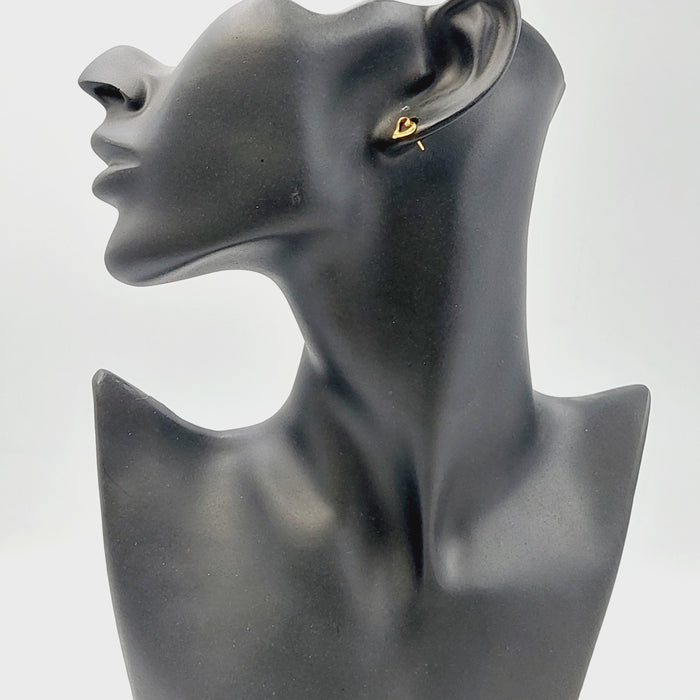 21K حلق برغي اطفال-مجوهرات الشيخ سعيد-Saeed Jewelry