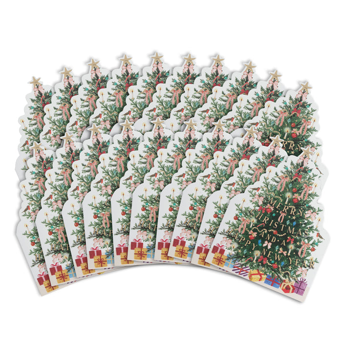 Christmas Tree Christmas Cards - Pack of 10