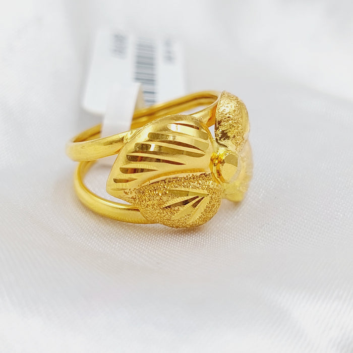 21K Classic Ring Made of 21K Yellow Gold by Saeed Jewelry-20707