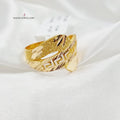 21K Classic Ring Made of 21K Yellow Gold by Saeed Jewelry-27304