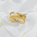 21K Classic Ring Made of 21K Yellow Gold by Saeed Jewelry-26213