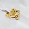 21K Classic Ring Made of 21K Yellow Gold by Saeed Jewelry-21292