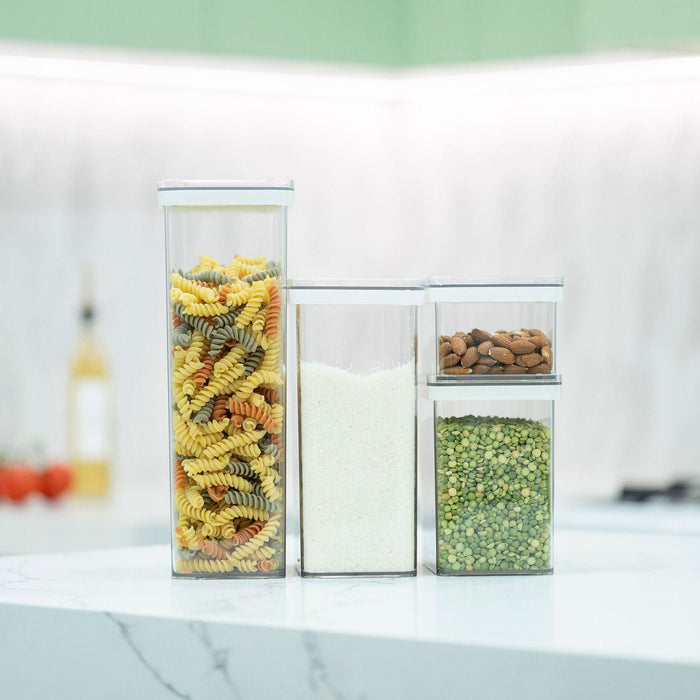 Clear Airtight Stackable Pantry Containers