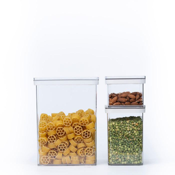 Clear Airtight Stackable Pantry Containers