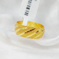 18K CNC Wedding Ring Made of 18K Yellow Gold by Saeed Jewelry-27079