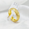 18K CNC Wedding Ring Made of 18K Yellow Gold by Saeed Jewelry-27069