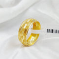 18K CNC Wedding Ring Made of 18K Yellow Gold by Saeed Jewelry-27073