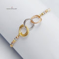 18K Colorful Bracelet Made of 18K Yellow Gold by Saeed Jewelry-25114