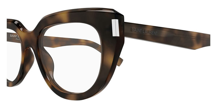 Saint Laurent Corner Angle SL 828 #colour_shiny dark havana