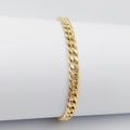 Cuban Links Bracelet Made Of 18K Yellow Gold by Saeed Jewelry-28471