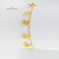 21K Danadish Bracelet Made of 21K Yellow Gold by Saeed Jewelry-26923
