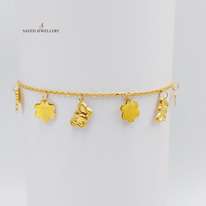 21K Danadish Bracelet Made of 21K Yellow Gold by Saeed Jewelry-26922