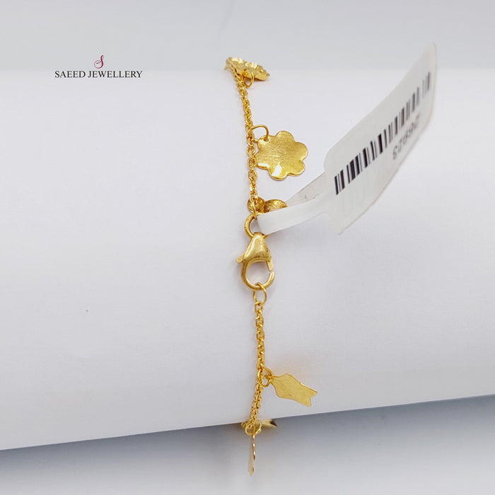 21K Danadish Bracelet Made of 21K Yellow Gold by Saeed Jewelry-26923